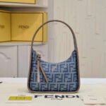 Fendi Fendessence Light blue FF denim fabric bag - Image 2